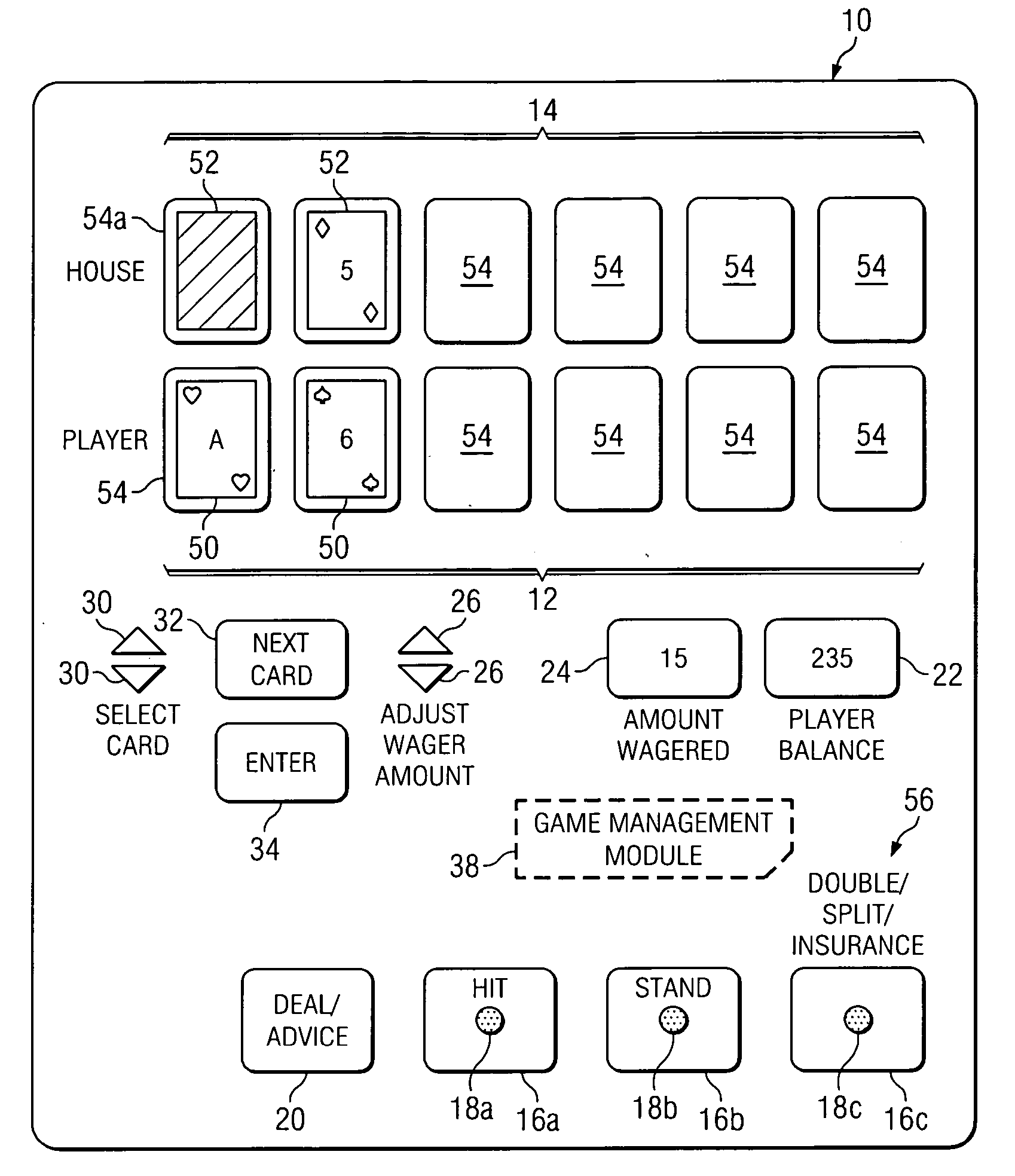 Method and apparatus for providing advice regarding gaming strategies