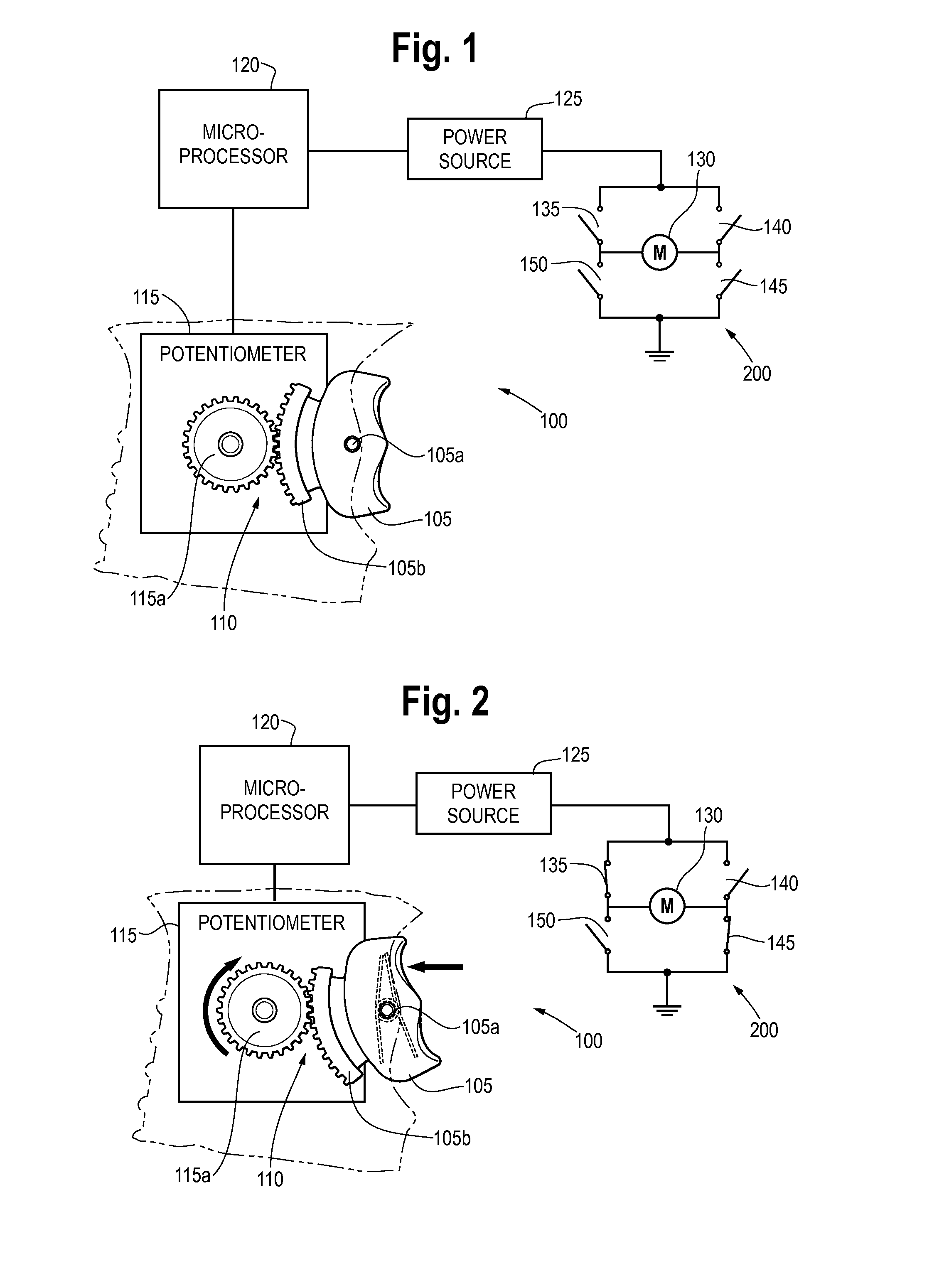 Variable speed toggle trigger