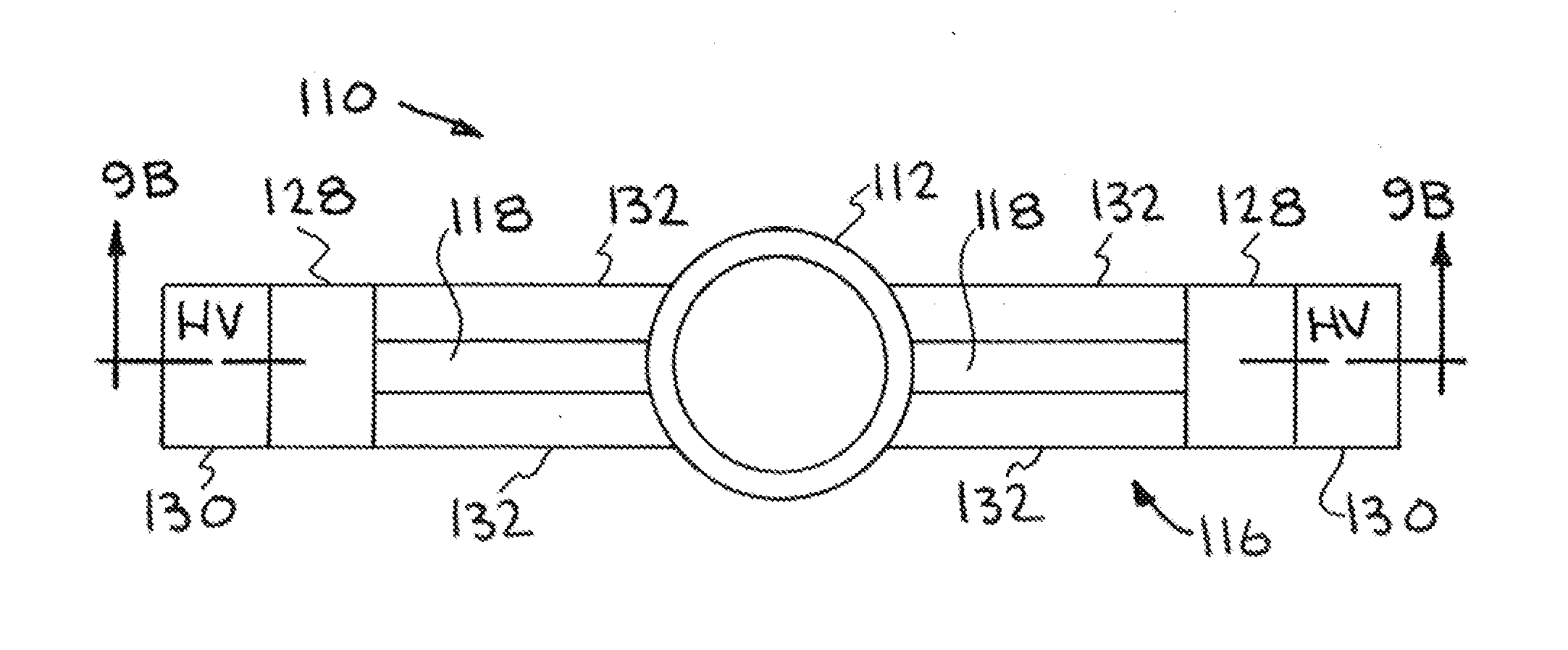 Resistive foil edge grading for accelerator and other high voltage structures