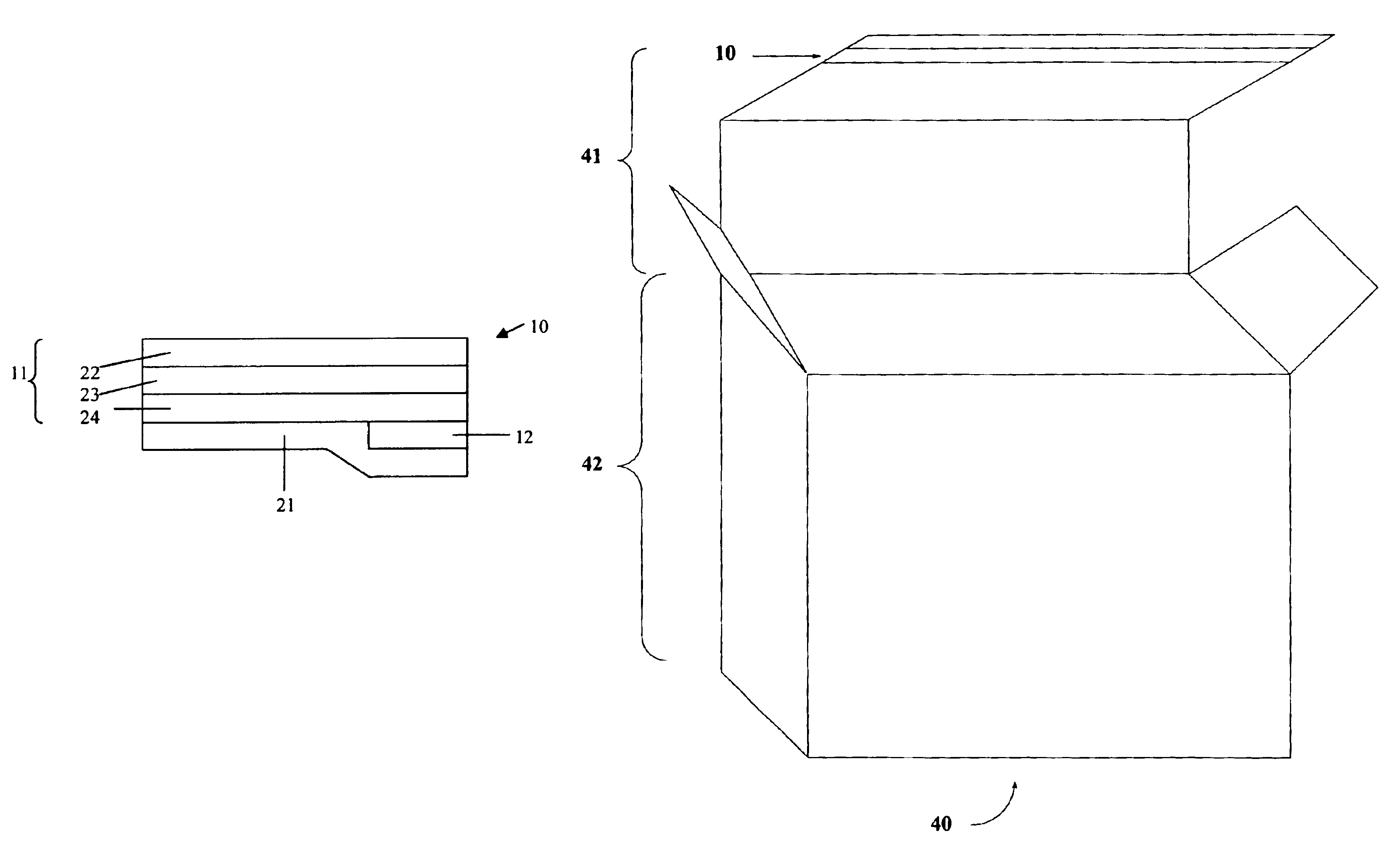 Combination closure and tear tape, packaging materials containing it, and method of using it to seal and later open packages