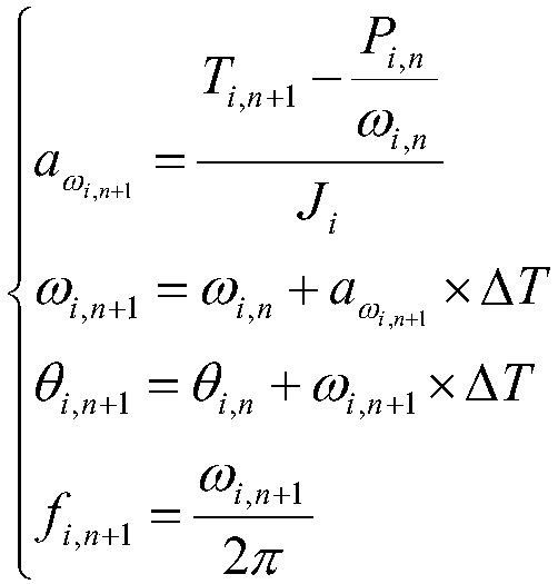 Electric system electromechanical transient simulating method based on straight algorithm