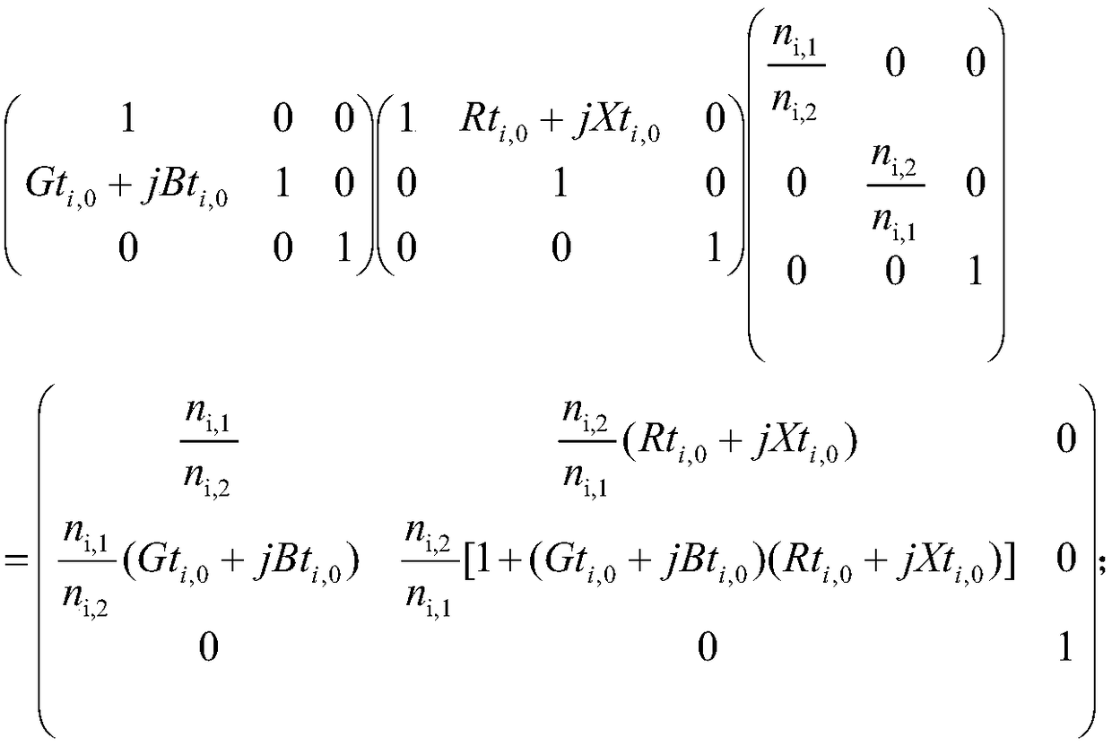 Electric system electromechanical transient simulating method based on straight algorithm