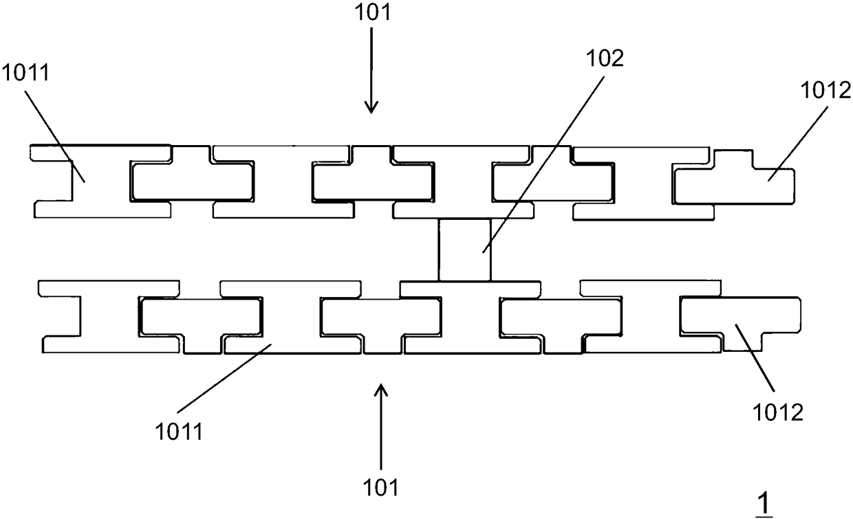 Chain link integrated online roll gap instrument