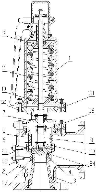 Three-sleeve elastic self-sealing safety valve