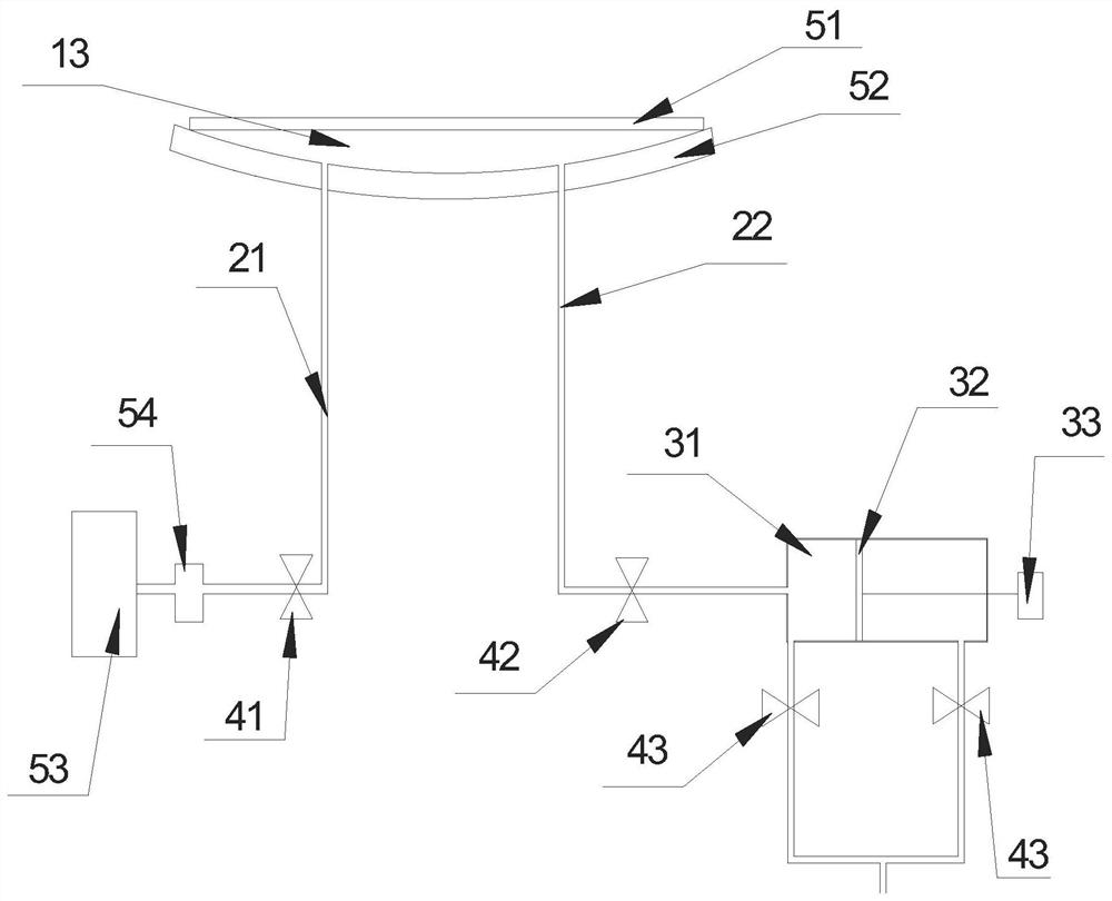 Air pressure adjustment device, air pressure adjustment method, and wafer etching equipment