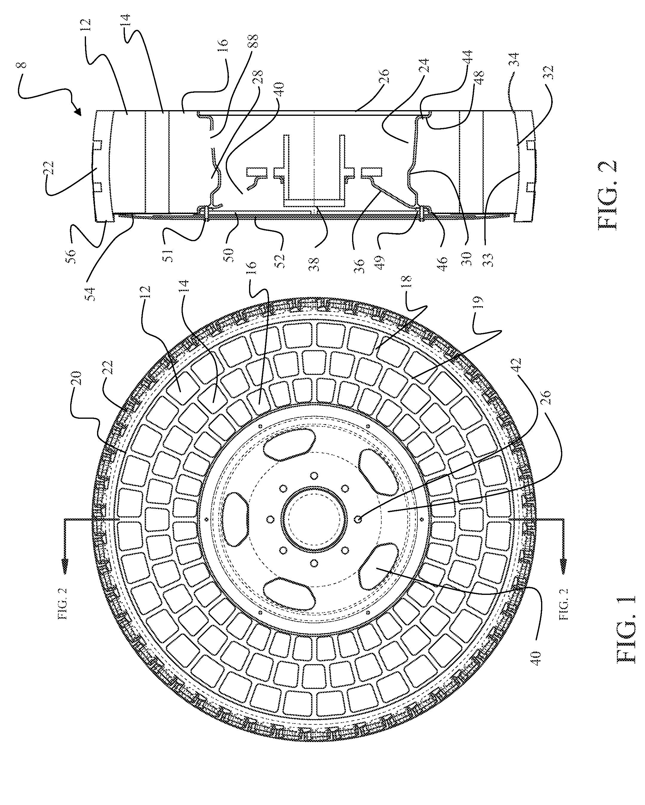 Non-pneumatic survivable tire, cover and fabrication processes