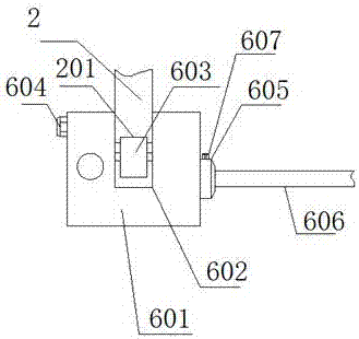 Bottom frame structure of container used for logistics transportation