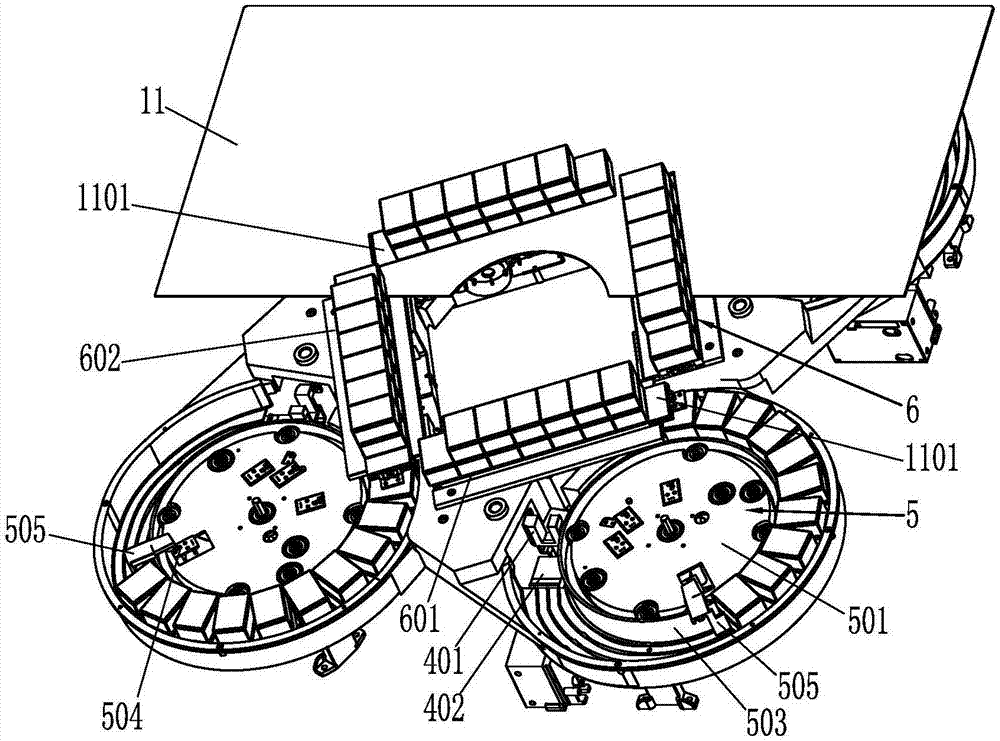 Tile picking and carrying system and tile feeding method of mahjong machine