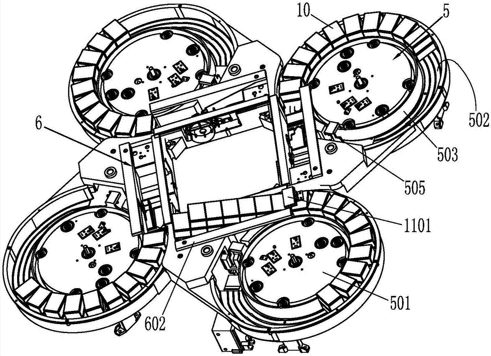 Tile picking and carrying system and tile feeding method of mahjong machine