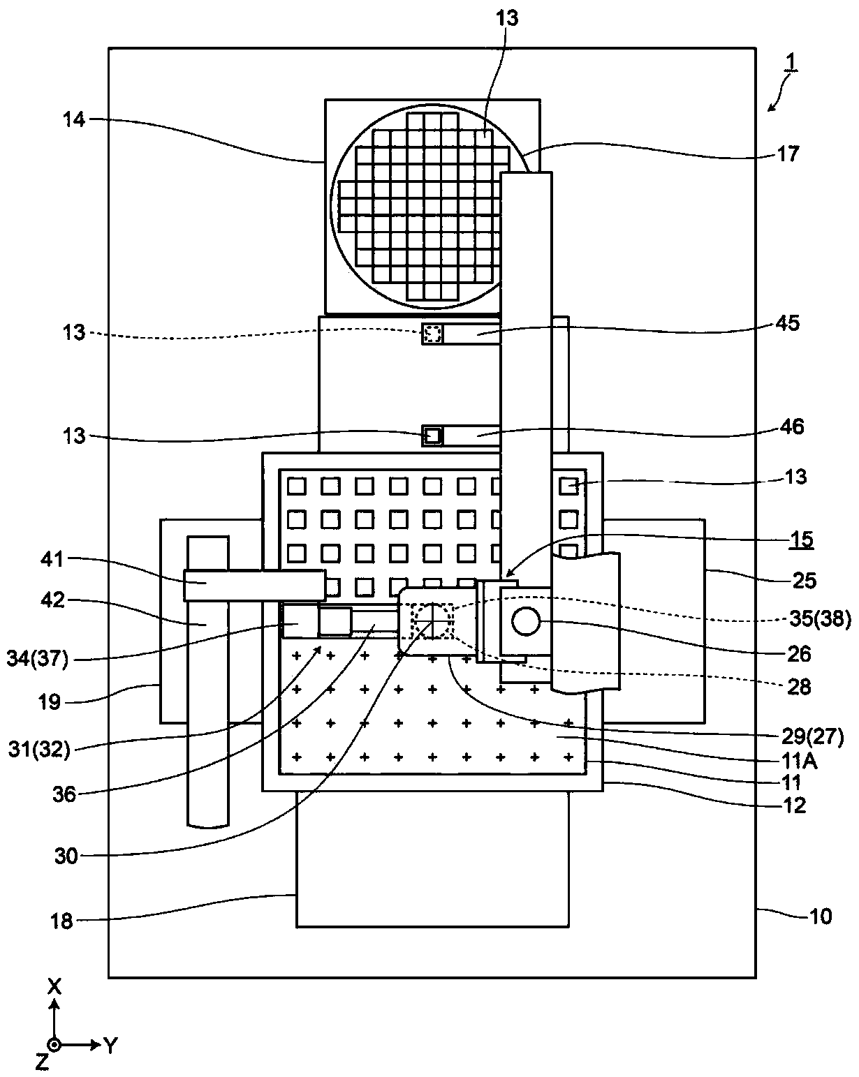 Electronic component mounting device and electronic component mounting method