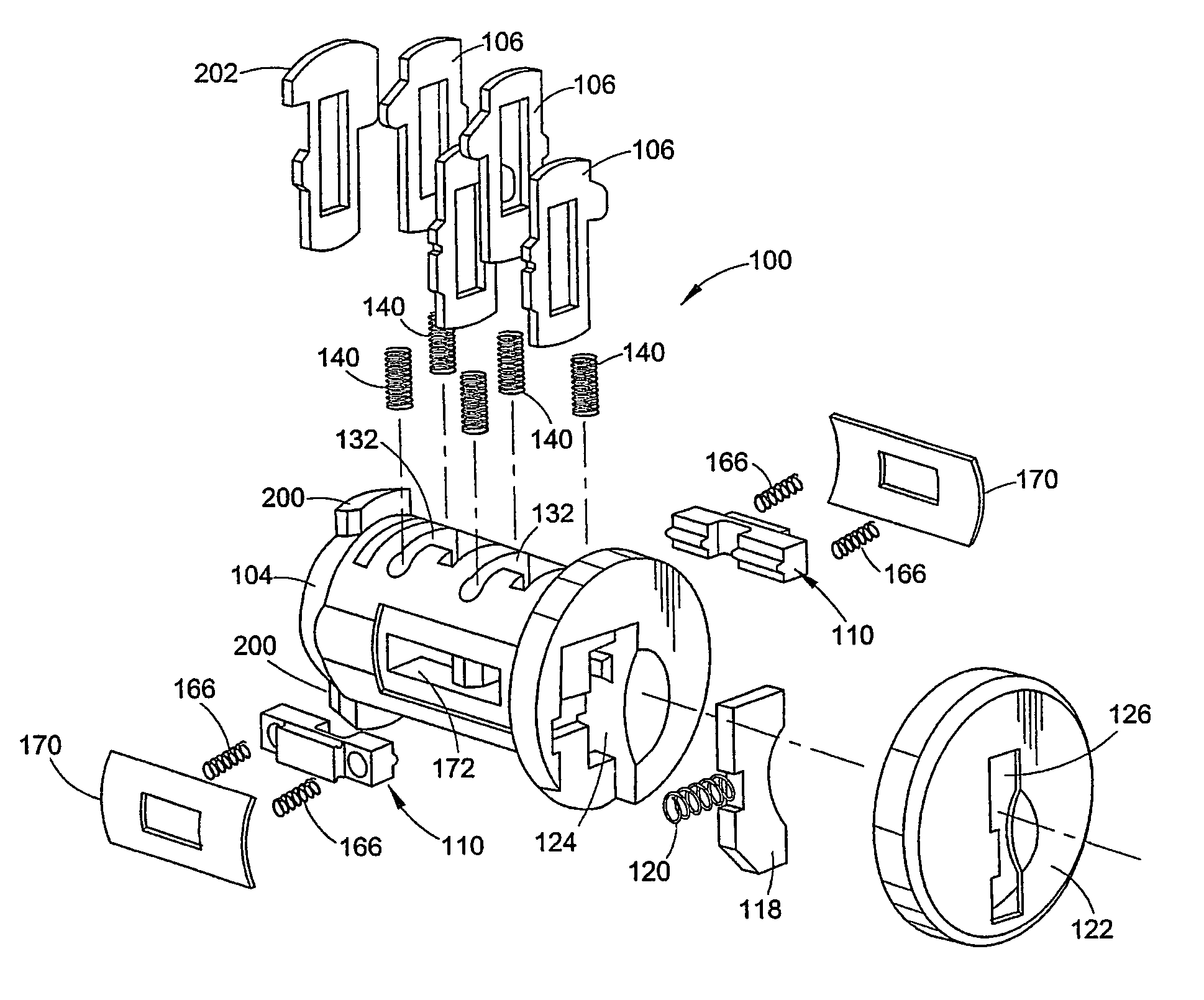 Pick-resistant wafer tumbler lock with sidebars