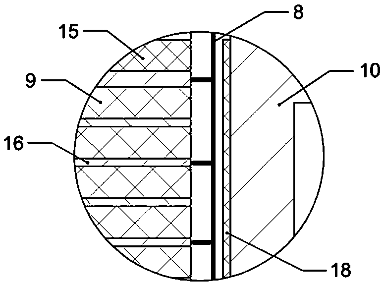 Electrorheological elastomer shock absorber with self-coupling function