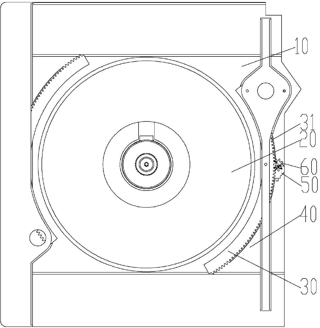 Air conditioner air outlet structure and air conditioner