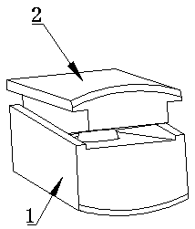 Posterior lumbar interbody fusion device and using method