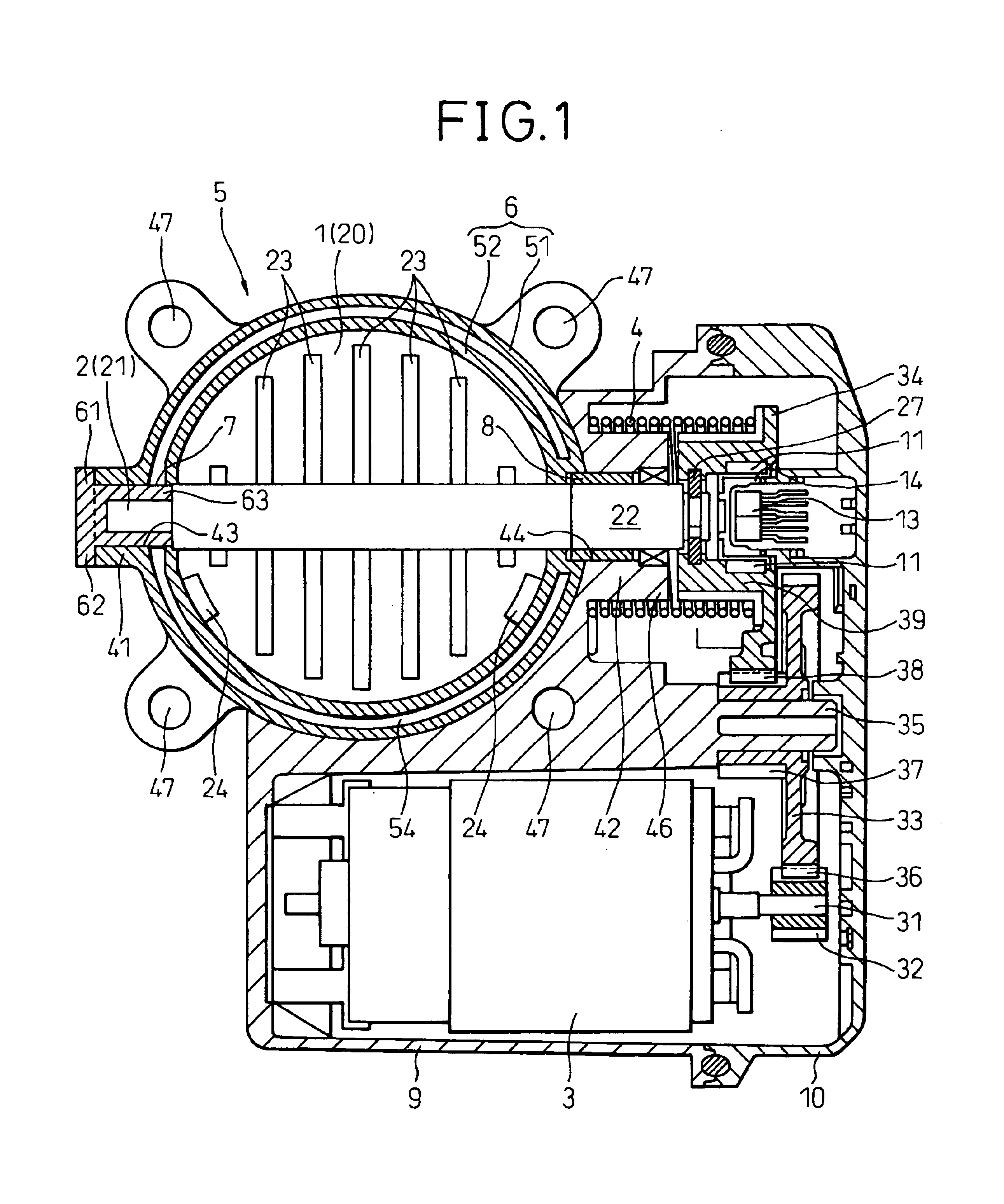 Throttle device for internal combustion engine