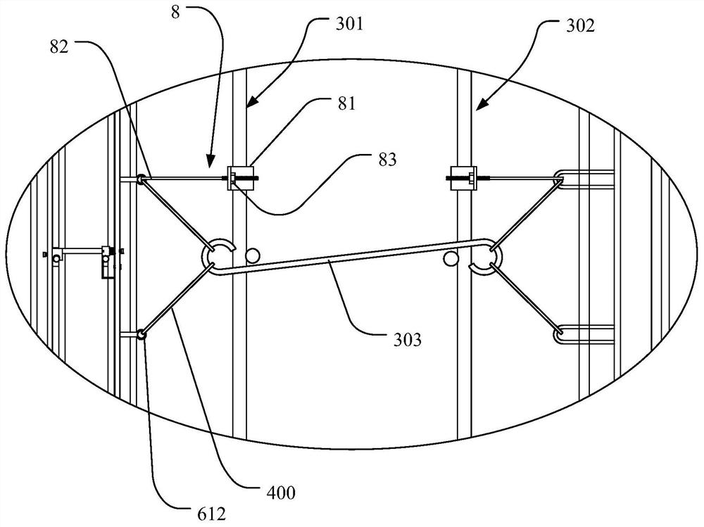 Building structure wall and construction method for building structure wall