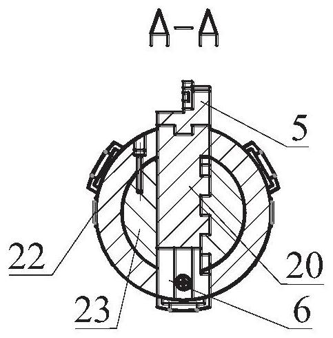 Precise boring cutter for machining inner contour of deep hole of bottle cavity