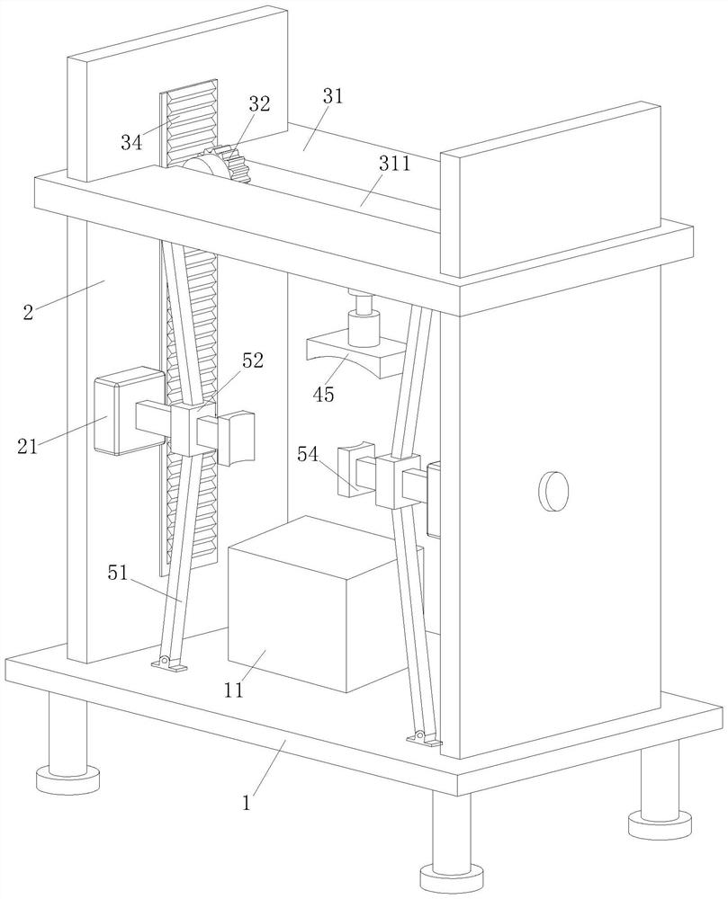 A polishing device for communication equipment production