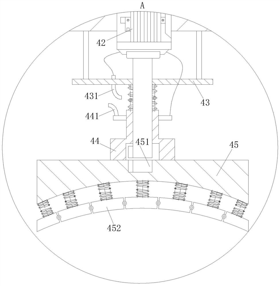 A polishing device for communication equipment production