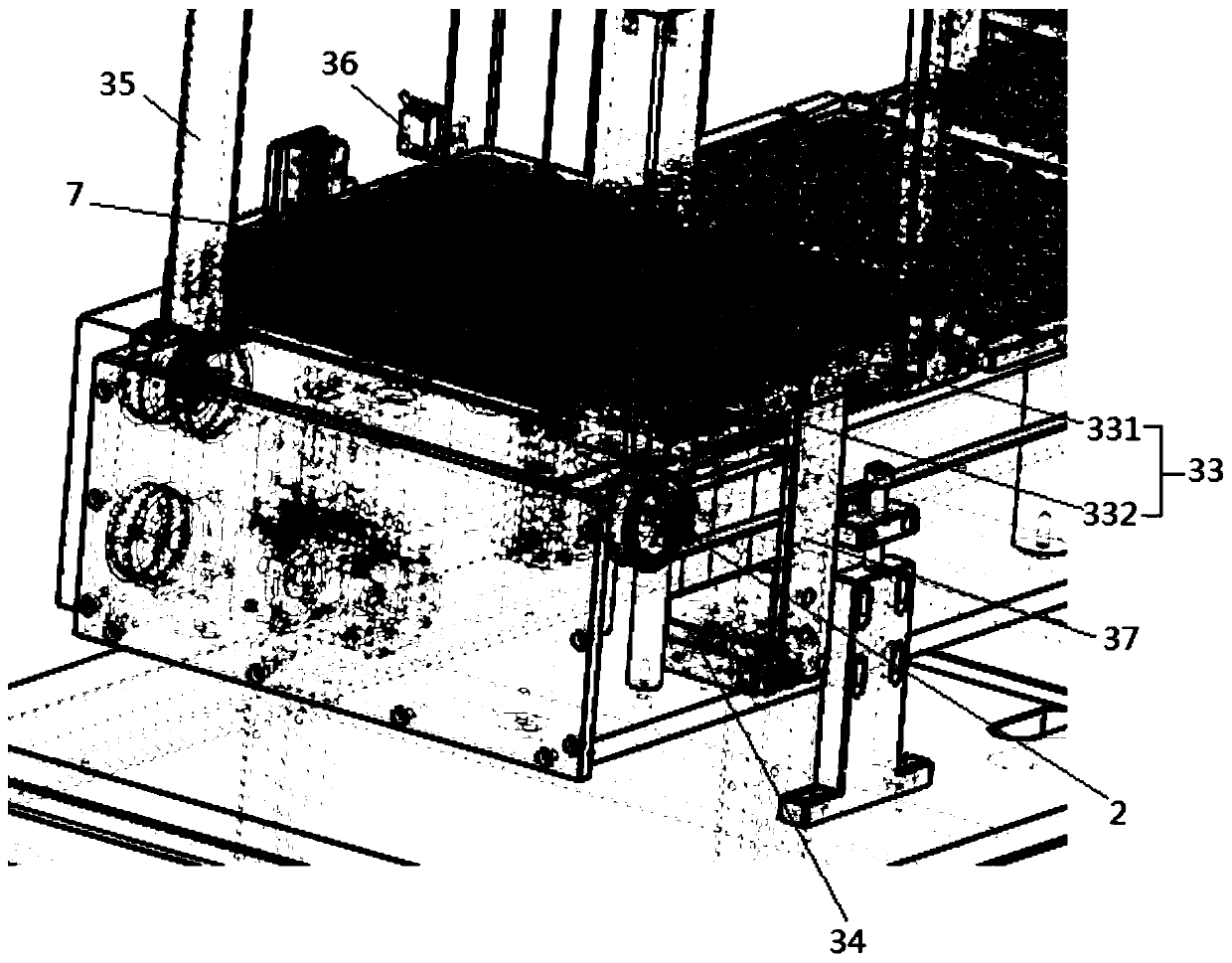 Full-automatic feeding and discharging equipment of blow molding plate