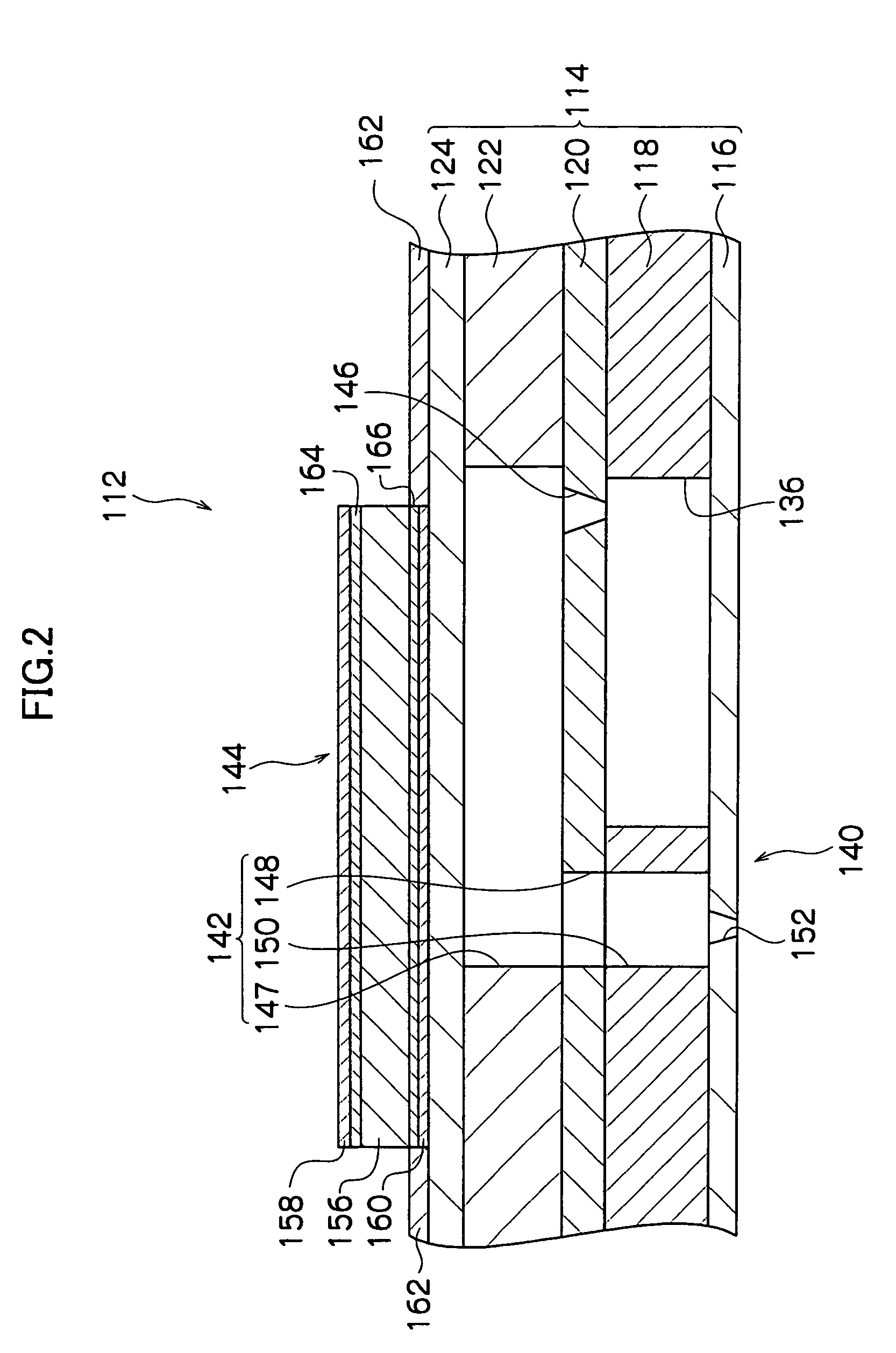 Piezoelectric element, liquid droplet ejection head, and liquid droplet ejection apparatus