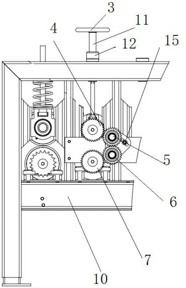 Roller cleaning mechanism of template cleaning machine