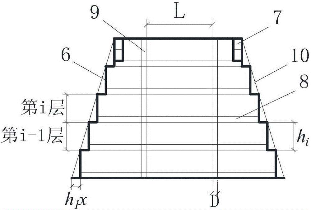 Filling method for unreinforced light soil abutment back