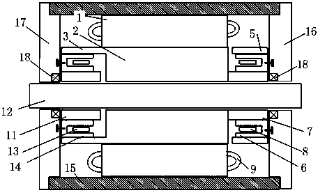 Rotor circuit double-ended excitation type hybrid excitation electrical machine