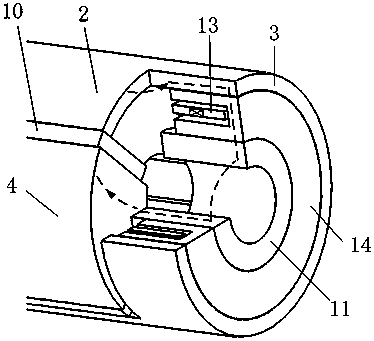 Rotor circuit double-ended excitation type hybrid excitation electrical machine