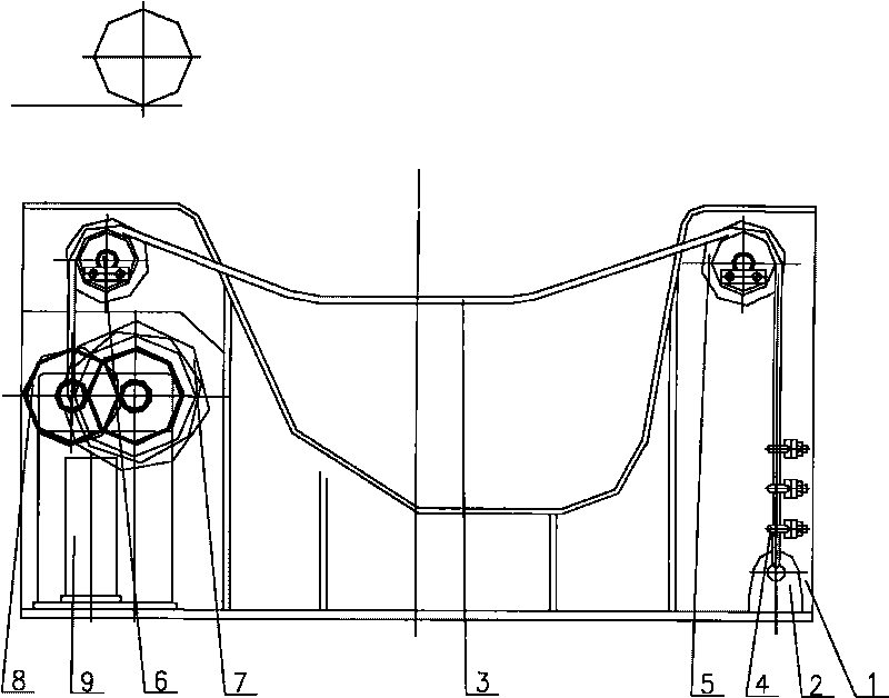 Steel pipe collecting device