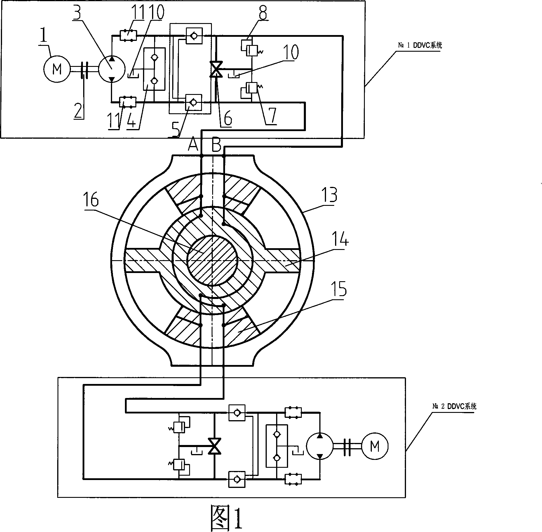 Direct driving type volume servo control power installation