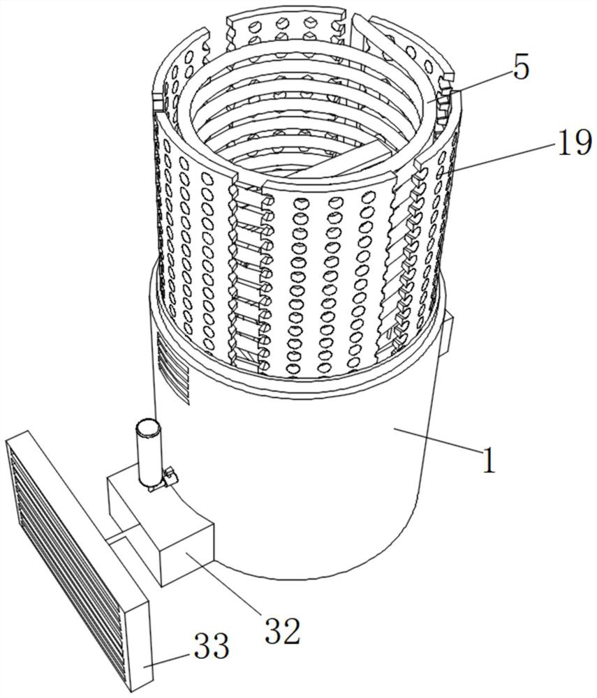 Efficient self-humidifying heating device for new energy