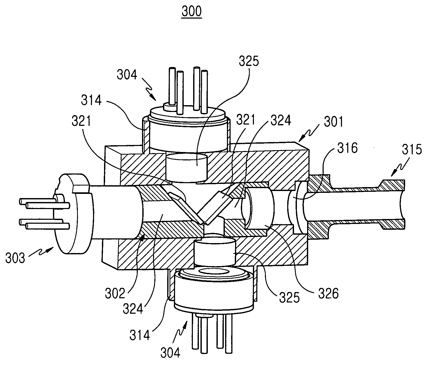 Optical module for multi-wavelength