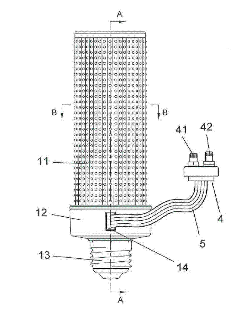 Switchable flame lamp