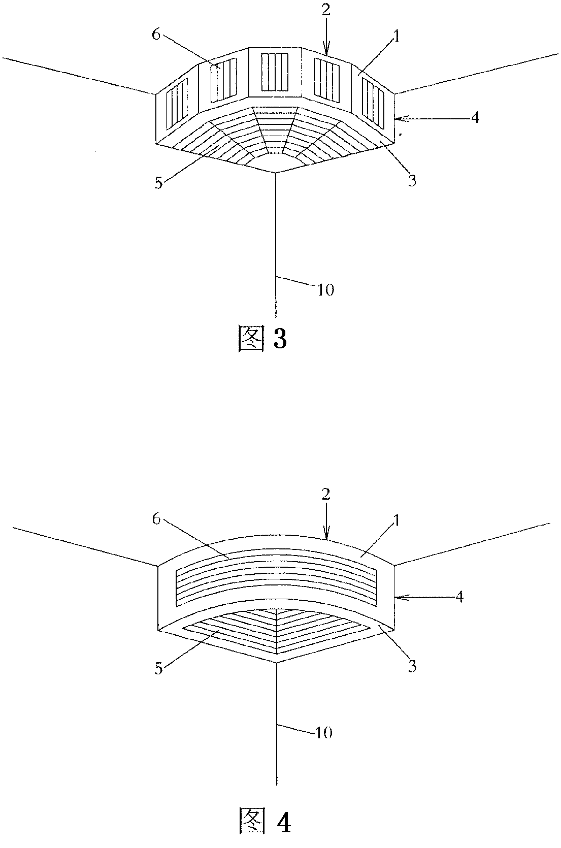 Angular type transverse wall-mounting air conditioner indoor unit