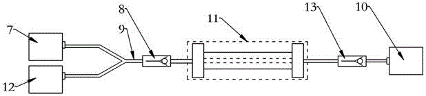 Integrated quantum dot synthesizing method and device based on micro-channel ion pump