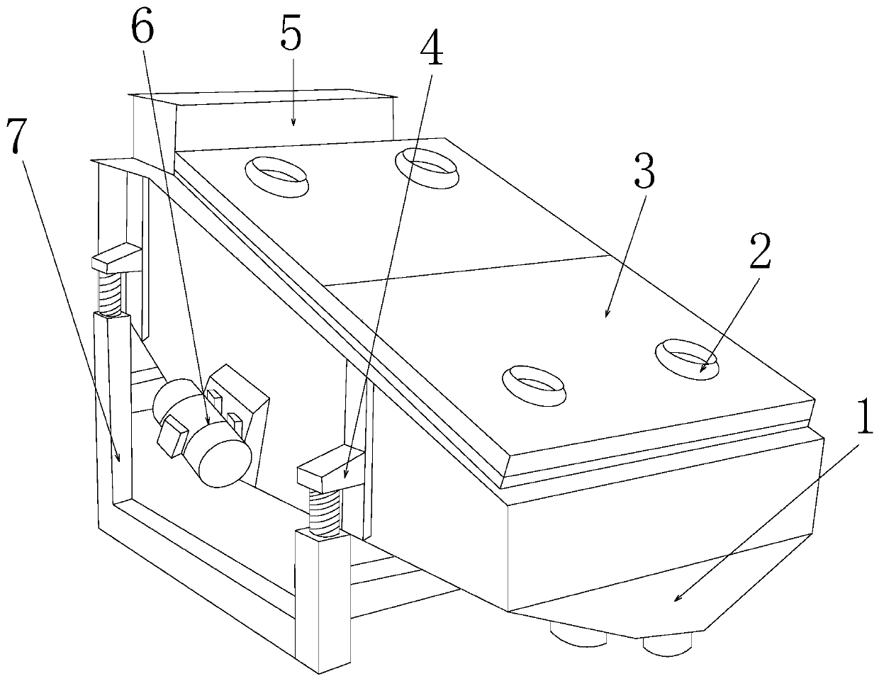 Edible-medicinal fungus multistage screening equipment