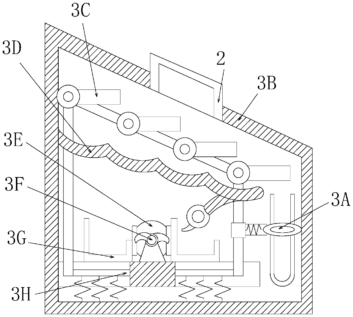 Edible-medicinal fungus multistage screening equipment