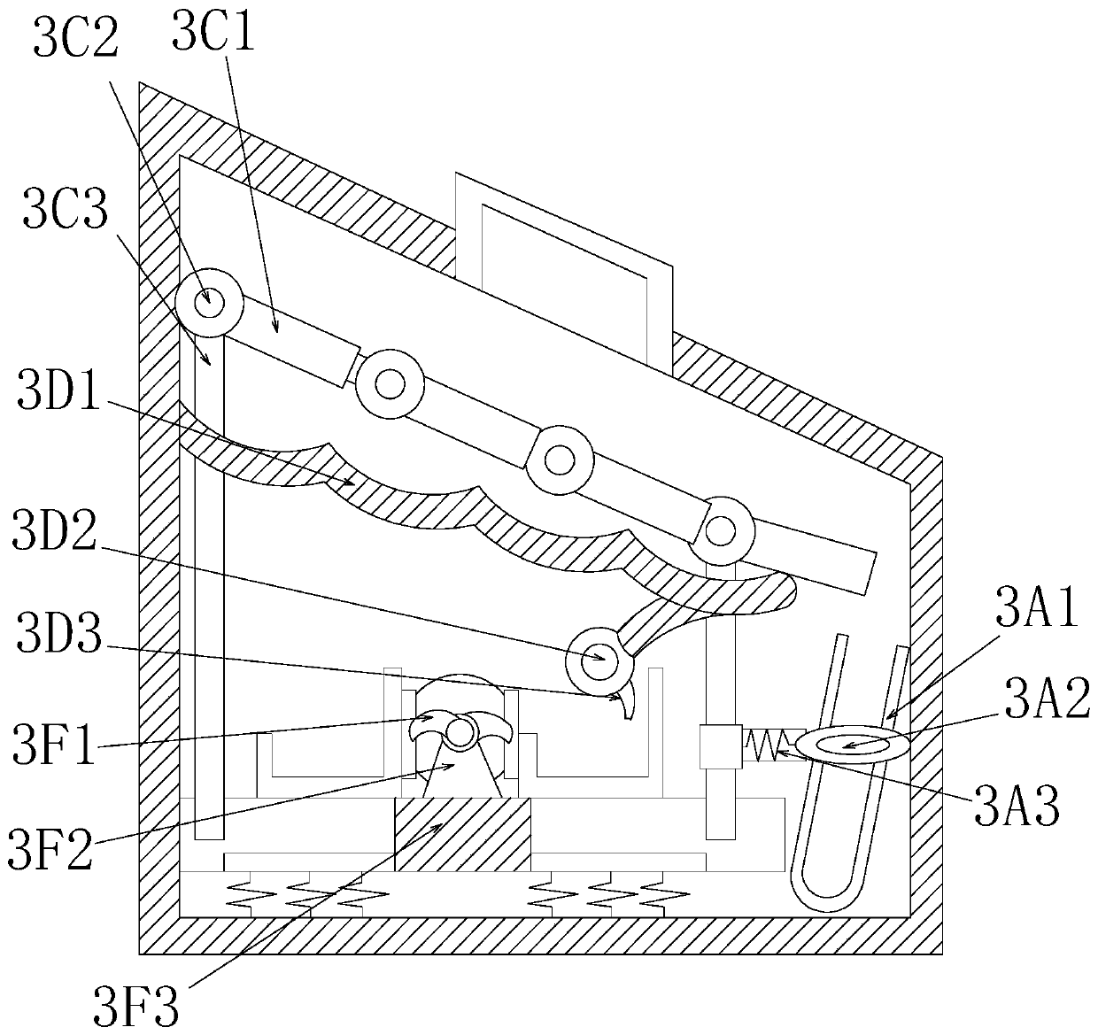 Edible-medicinal fungus multistage screening equipment