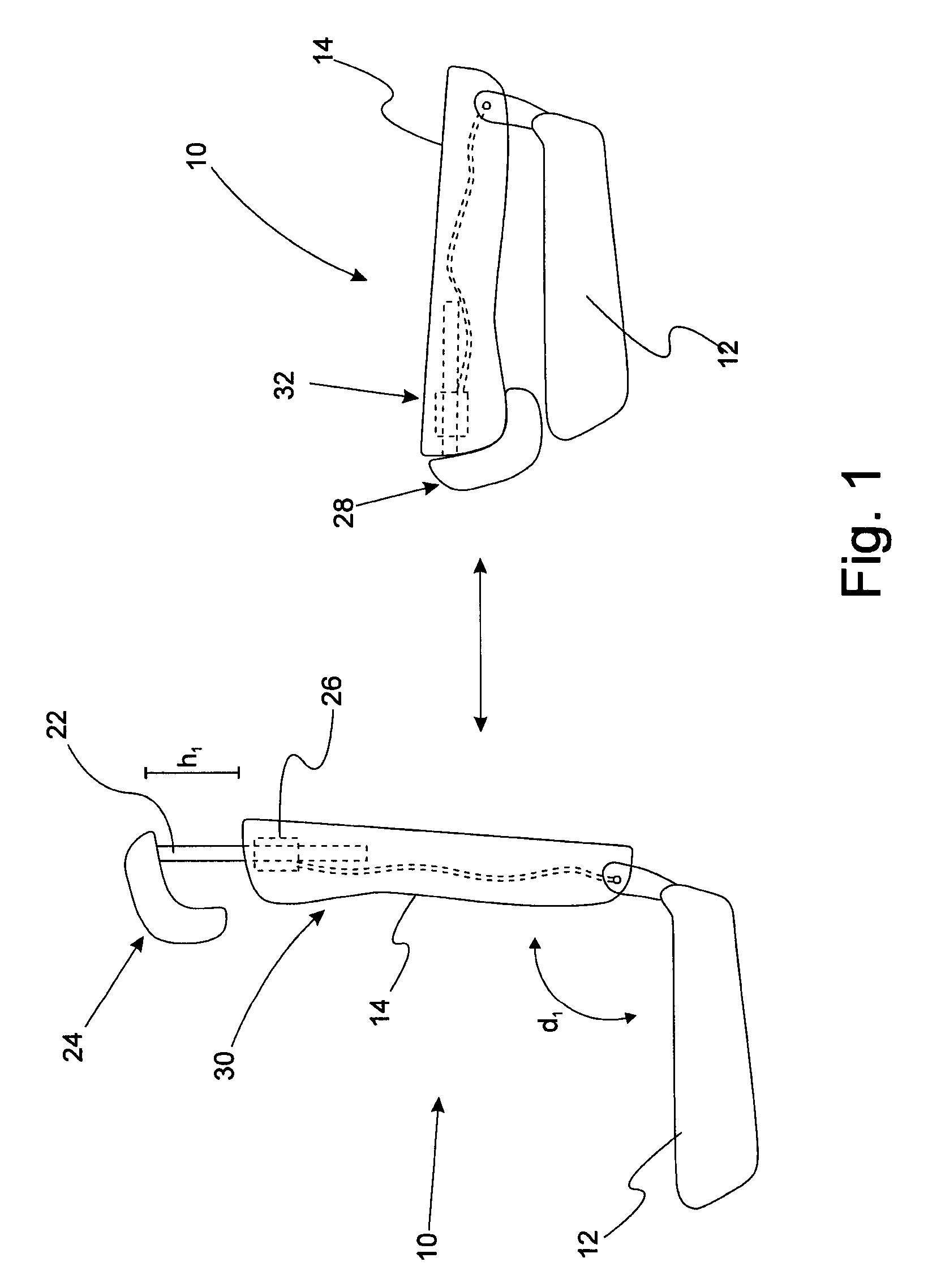 Automatic headrest activation gear