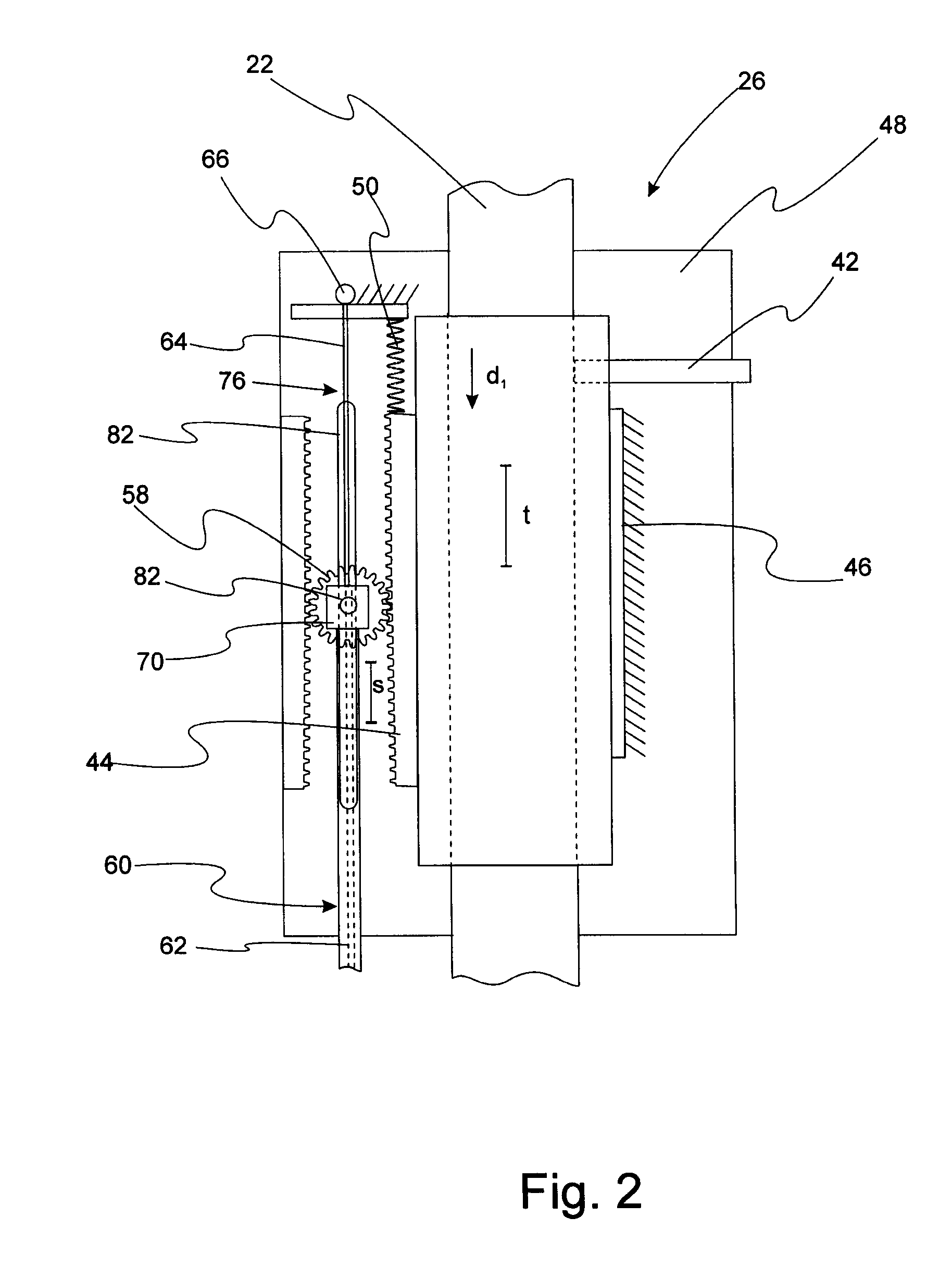 Automatic headrest activation gear