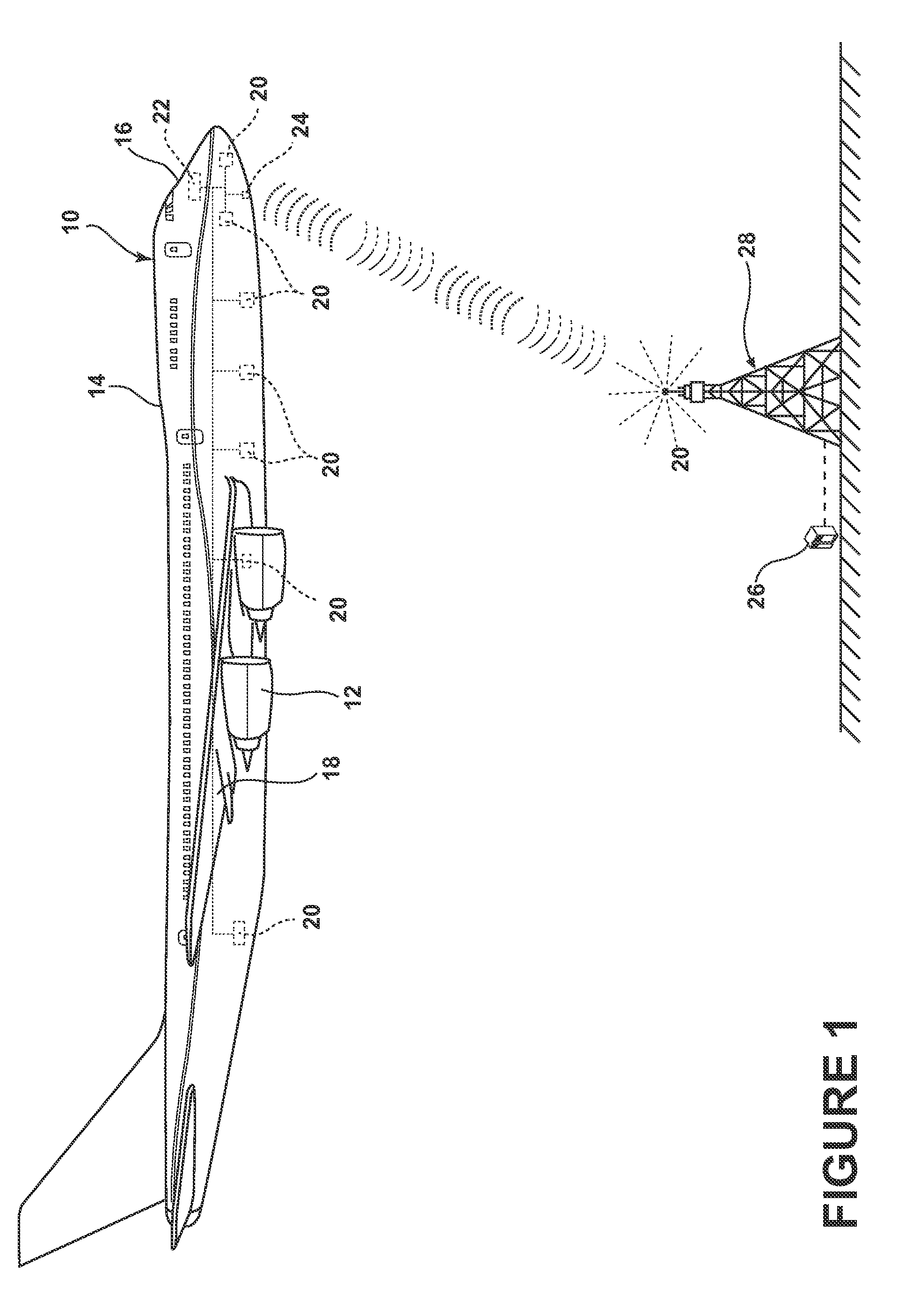 Method for transmitting aircraft flight data