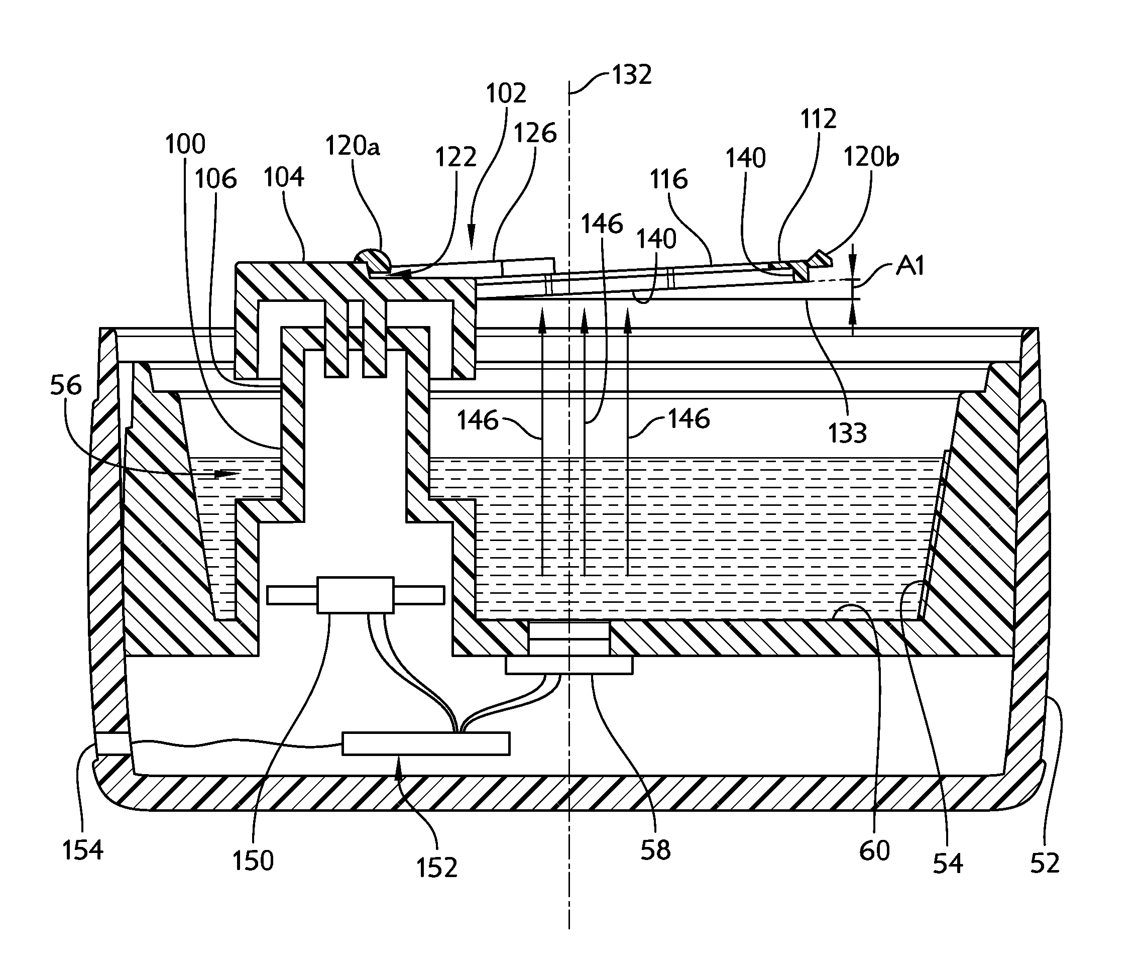 Volatile material dispenser and method of emitting a volatile material