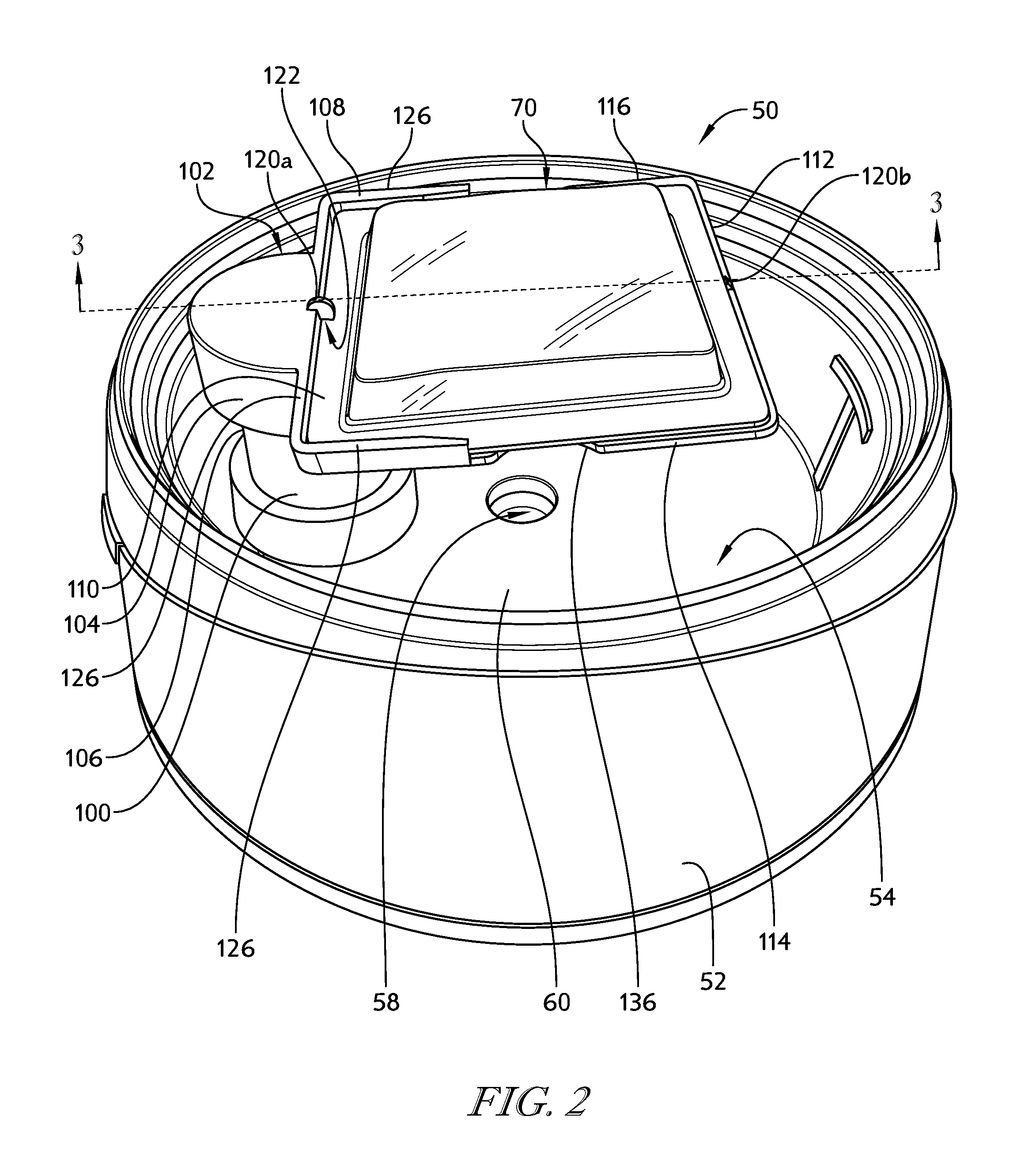 Volatile material dispenser and method of emitting a volatile material