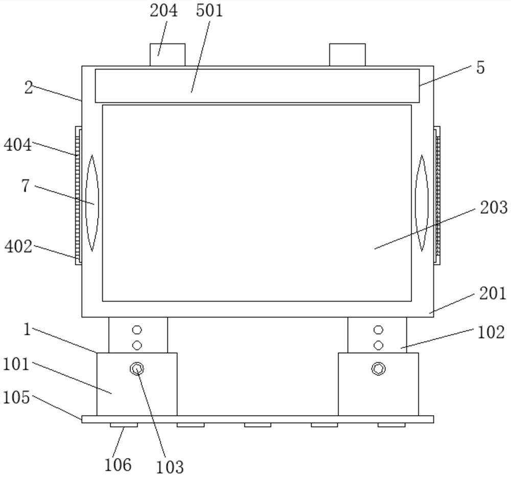 An intrinsically safe display with an explosion-proof device