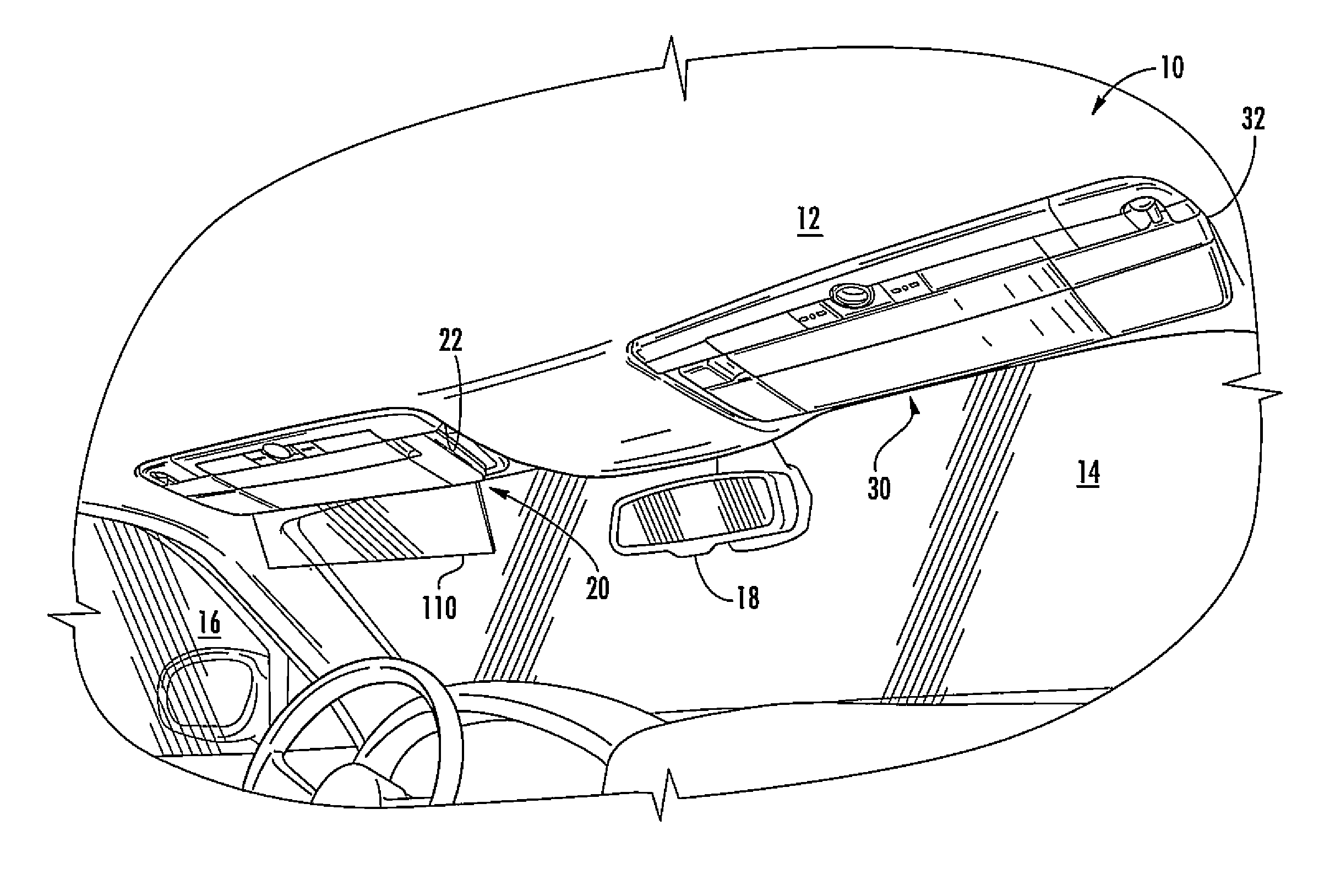 Visor with movable pivot