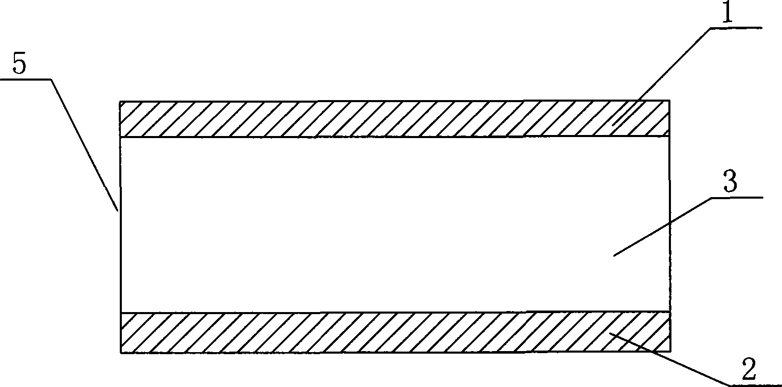 Platinum-tantalum-platinum three-layer composite screen and method for producing the same