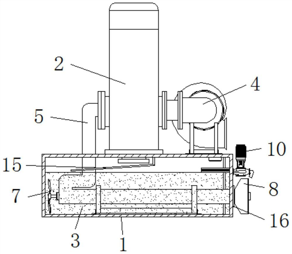 Air inlet cooling and dehumidifying energy-saving device of air compressor