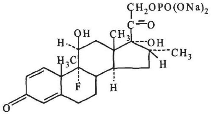 Method for efficiently removing dexamethasone sodium phosphate crystal water