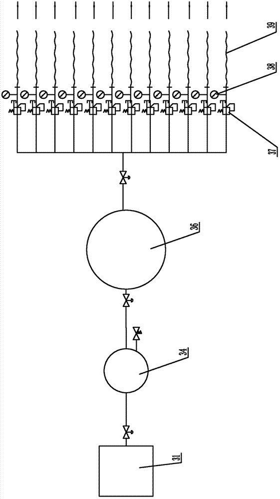 Glass-tempering cooling air grid